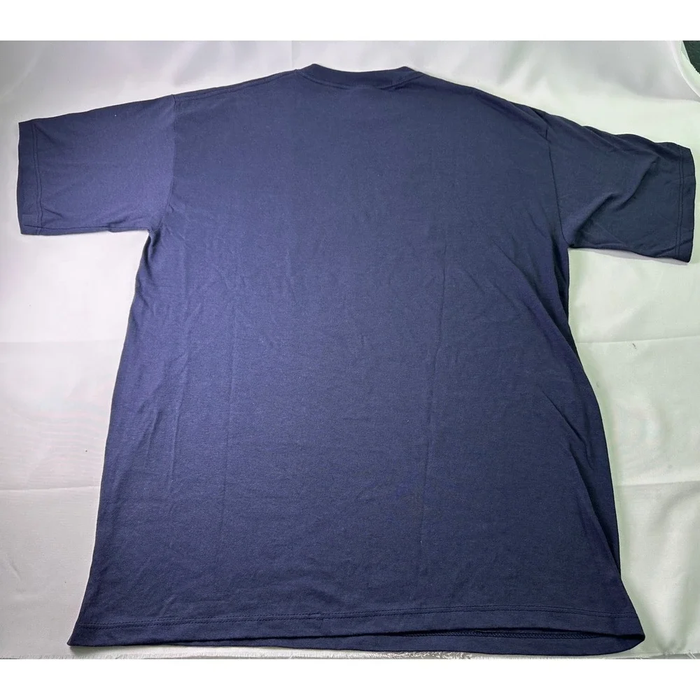 VINTAGE 1999 NY Yankees American League Champions Blue Adidas‎ T-Shirt Large
